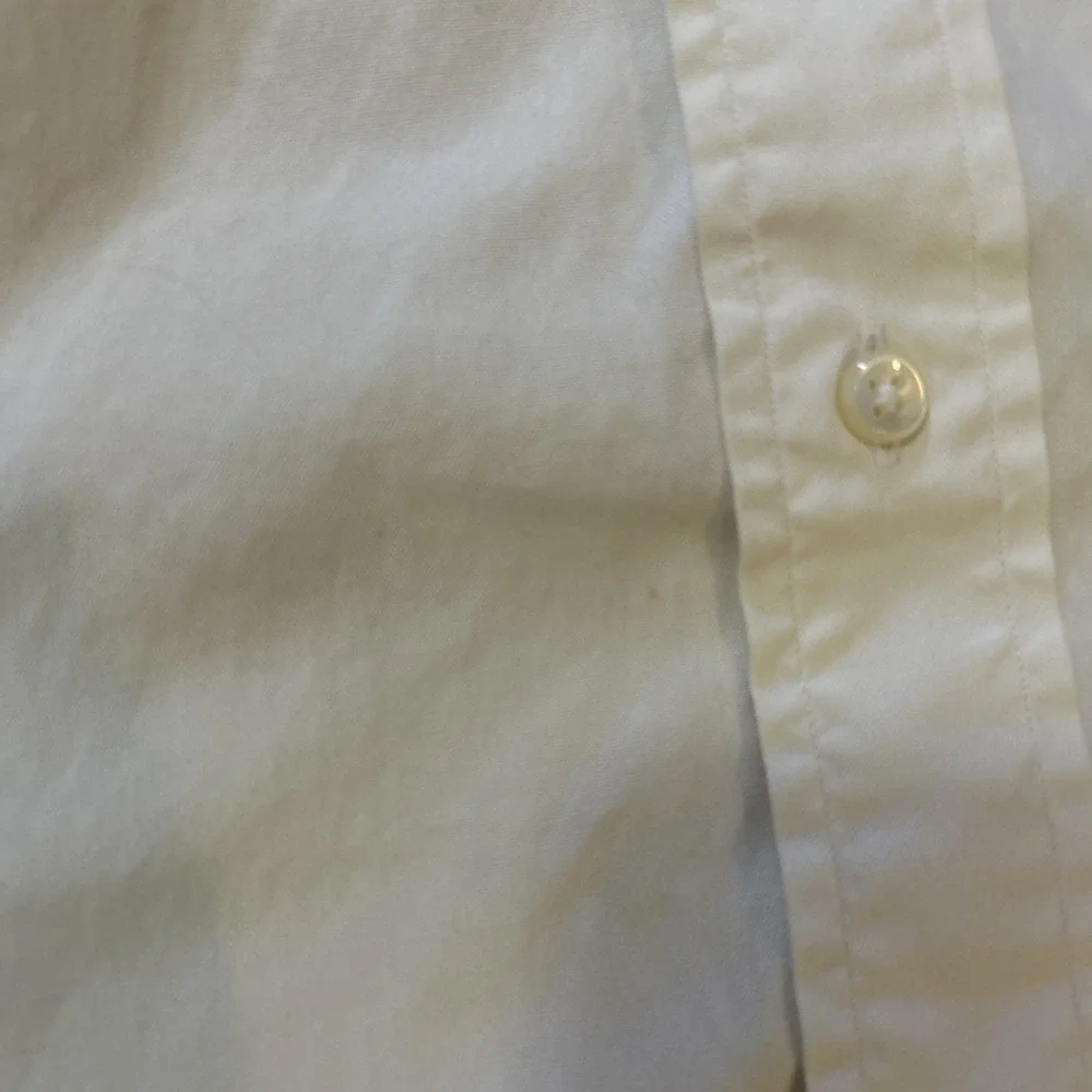 Ralph Lauren Shirt Men's 17 X 34 Yarmouth‎ Yellow Button Down L/S